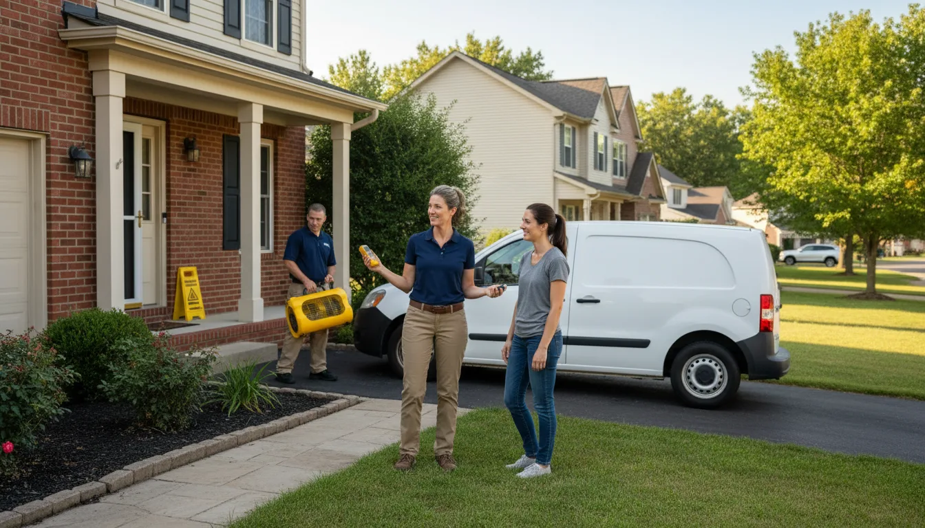 Water restoration image for Dehumidification And Cleanup Services in Claymont, DE